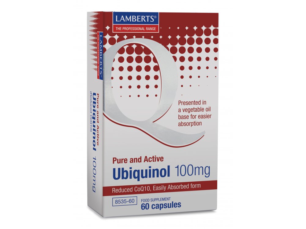 Lamberts Ubiquinol 100mg, 60Caps